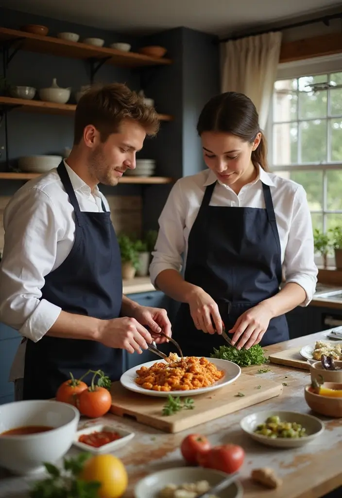 29 Creative 20th Wedding Anniversary Ideas for a Special Day - 6. Culinary Classes for Two