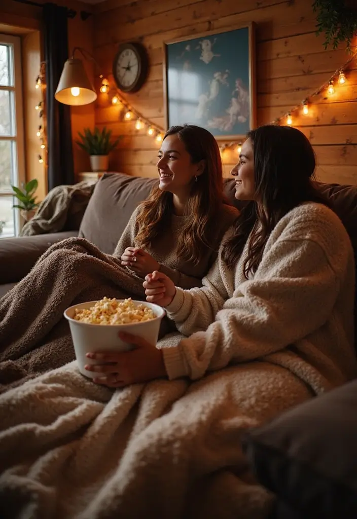 29 Creative 20th Wedding Anniversary Ideas for a Special Day - 9. Create a Custom Movie Night