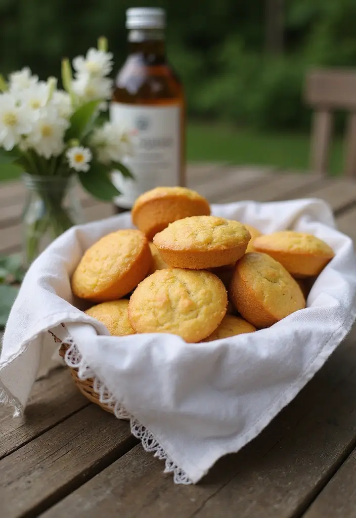 29 Delicious BBQ Wedding Reception Food Ideas for Outdoor Parties - 12. Mini Cornbread Muffins