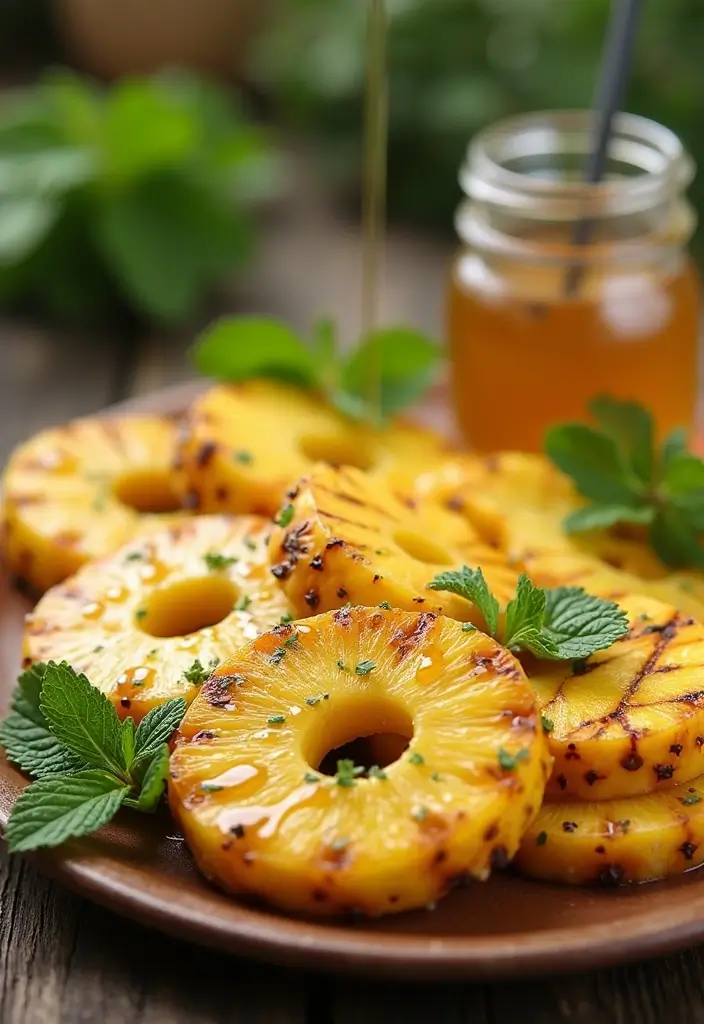 29 Delicious BBQ Wedding Reception Food Ideas for Outdoor Parties - 14. Grilled Pineapple
