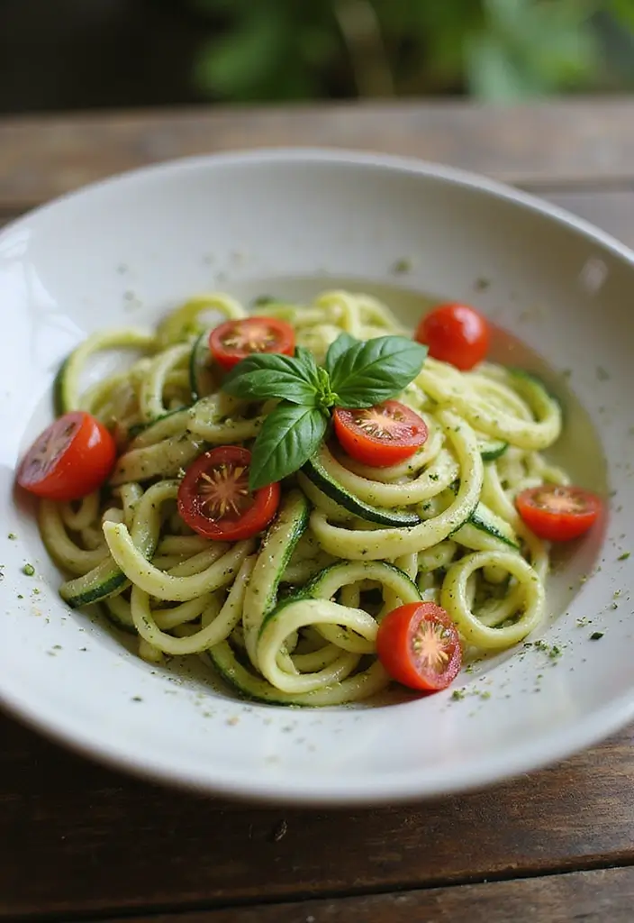 29 Delicious BBQ Wedding Reception Food Ideas for Outdoor Parties - 25. Zucchini Noodles