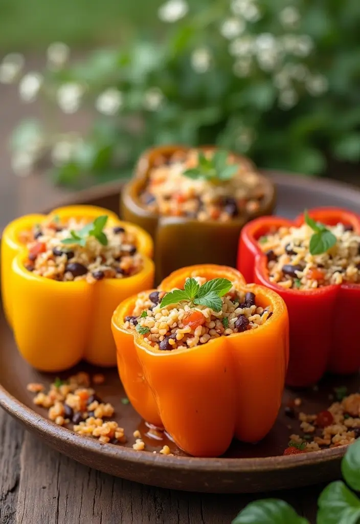 29 Delicious BBQ Wedding Reception Food Ideas for Outdoor Parties - 26. Stuffed Peppers