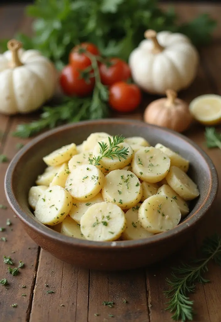 29 Delicious BBQ Wedding Reception Food Ideas for Outdoor Parties - 27. Potato Salad