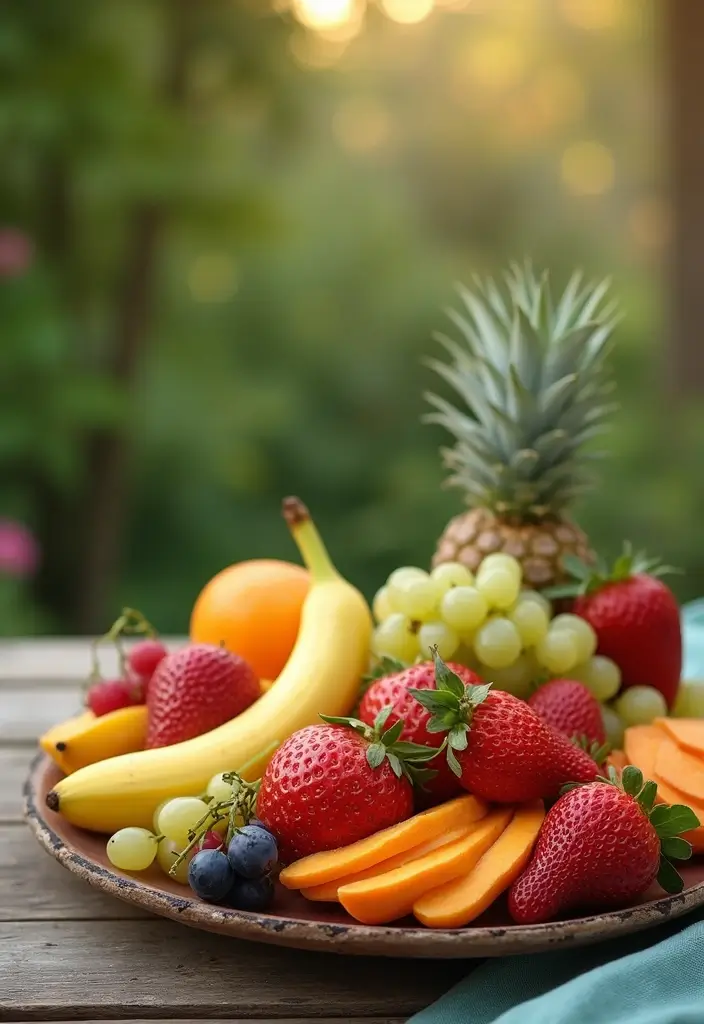 29 Delicious BBQ Wedding Reception Food Ideas for Outdoor Parties - 29. Seasonal Fruit Platter