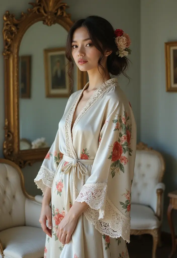 29 Elegant Kimono Wedding Dress Designs for a Unique Celebration - 7. Vintage-Inspired Kimonos