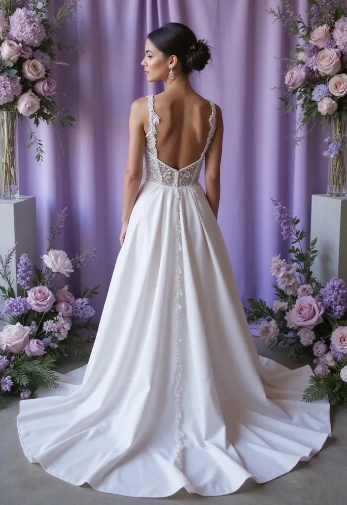 29 Perfect August Wedding Colors to Brighten Your Celebration - 13. Silver and Lavender