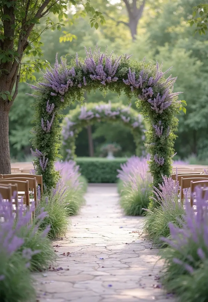 29 Perfect August Wedding Colors to Brighten Your Celebration - 2. Lavender and Sage