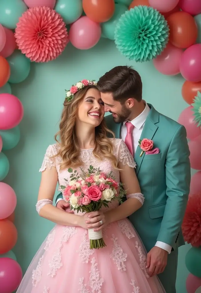 29 Perfect August Wedding Colors to Brighten Your Celebration - 26. Berry and Mint