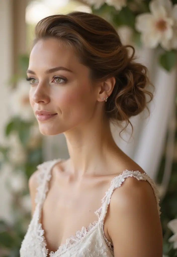 30 Beautiful Wedding Guest Hair Styles to Complete Your Look - 17. Soft Curled Updo