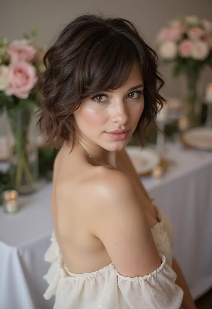 30 Beautiful Wedding Guest Hair Styles to Complete Your Look - 28. Textured Pixie