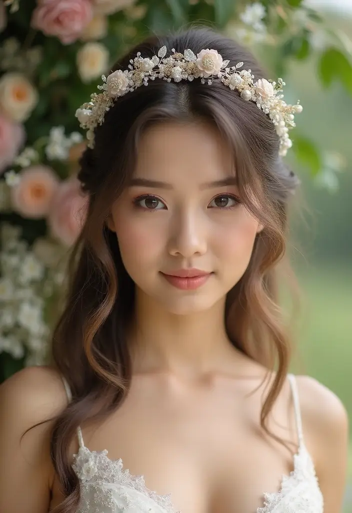 30 Beautiful Wedding Guest Hair Styles to Complete Your Look - 29. Elegant Headband with Loose Hair