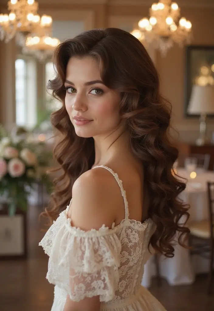 30 Beautiful Wedding Guest Hair Styles to Complete Your Look - 30. Vintage-Inspired Curl