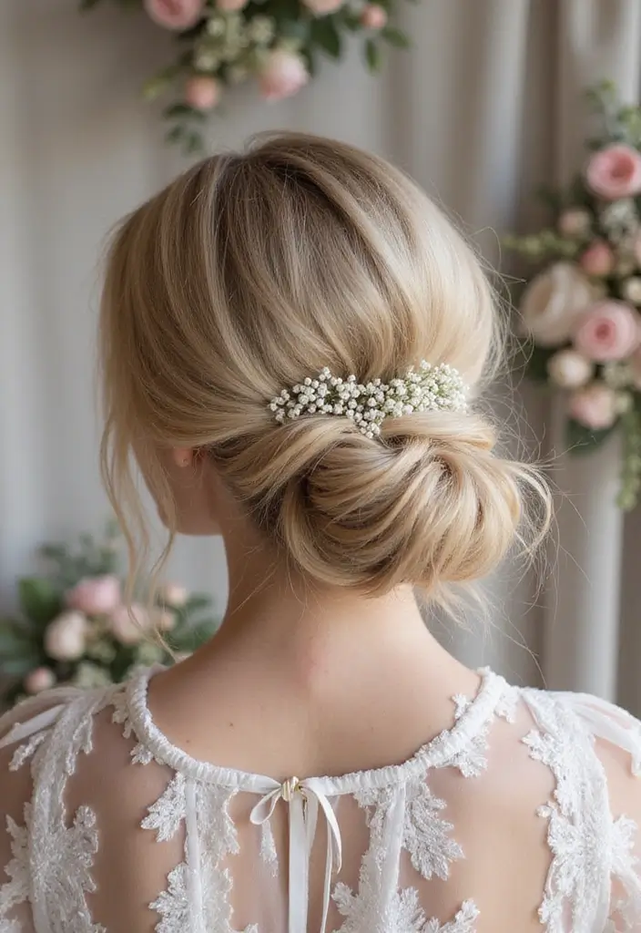 30 Beautiful Wedding Guest Hair Styles to Complete Your Look - 4. Low Loose Bun