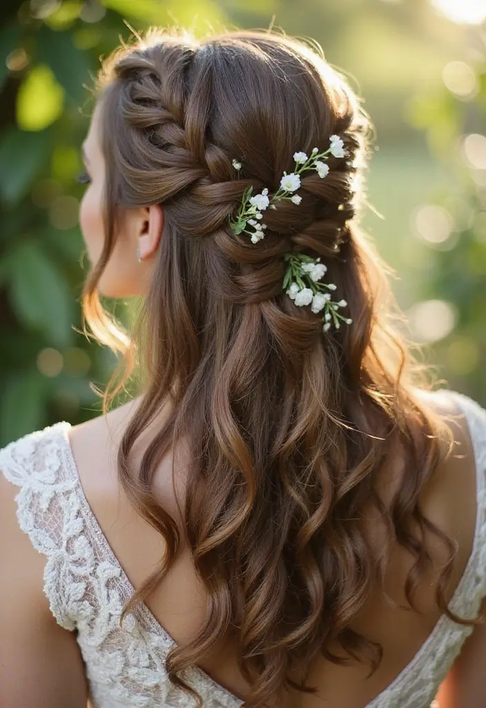 30 Beautiful Wedding Guest Hair Styles to Complete Your Look - 7. Twisted Half-Up