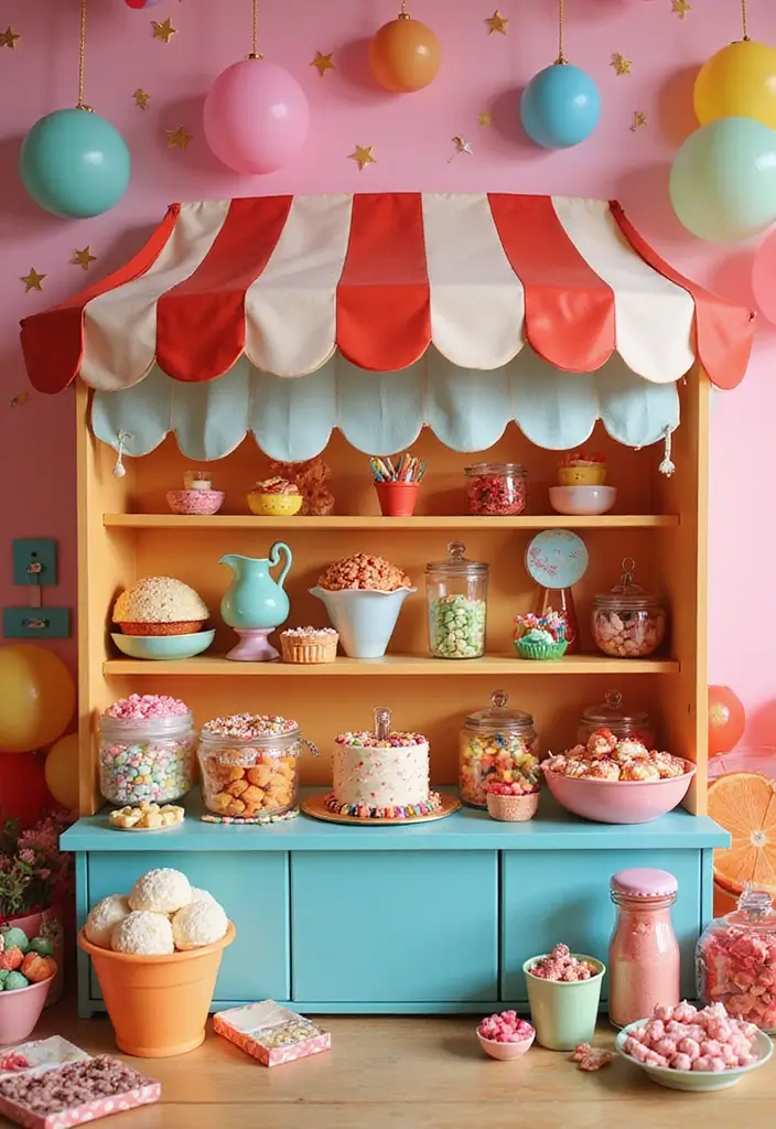30 Delightful Candy Bar Wedding Ideas for Sweet Celebrations - 18. Candy Bar for Kids