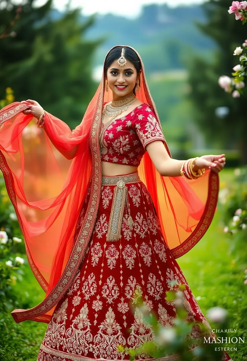 30 Elegant Bridal Poses Indian Wedding Photos You’ll Adore - 19. The Bridal Sway