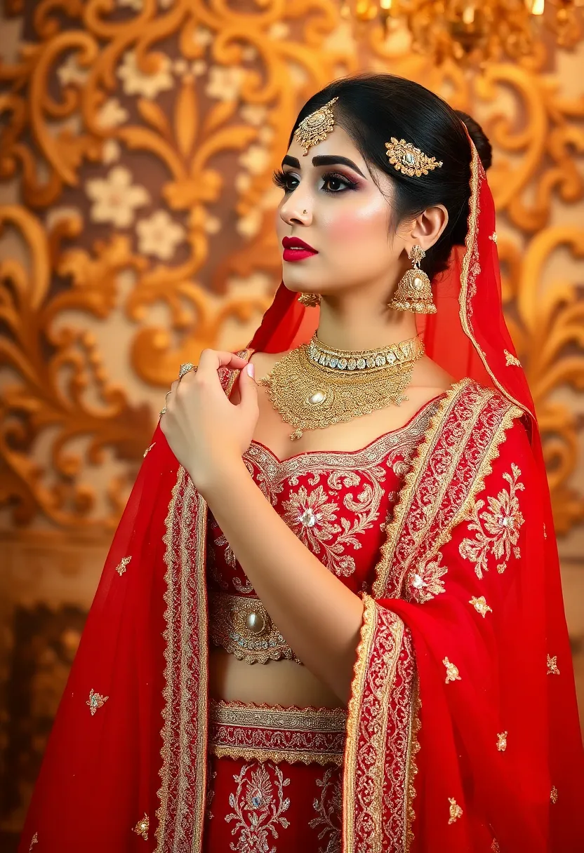 30 Elegant Bridal Poses Indian Wedding Photos You’ll Adore - 21. The Emotion of Love