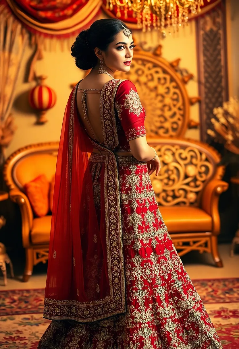 30 Elegant Bridal Poses Indian Wedding Photos You’ll Adore - 5. The Traditional Pose