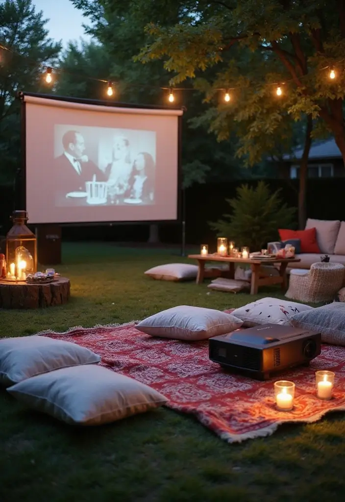 30 Fun and Stylish Retro Wedding Inspiration for Nostalgic Couples - 28. Classic Film Screening