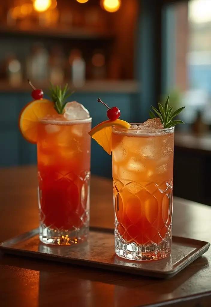 30 Fun and Stylish Retro Wedding Inspiration for Nostalgic Couples - 9. Nostalgic Cocktail Hour