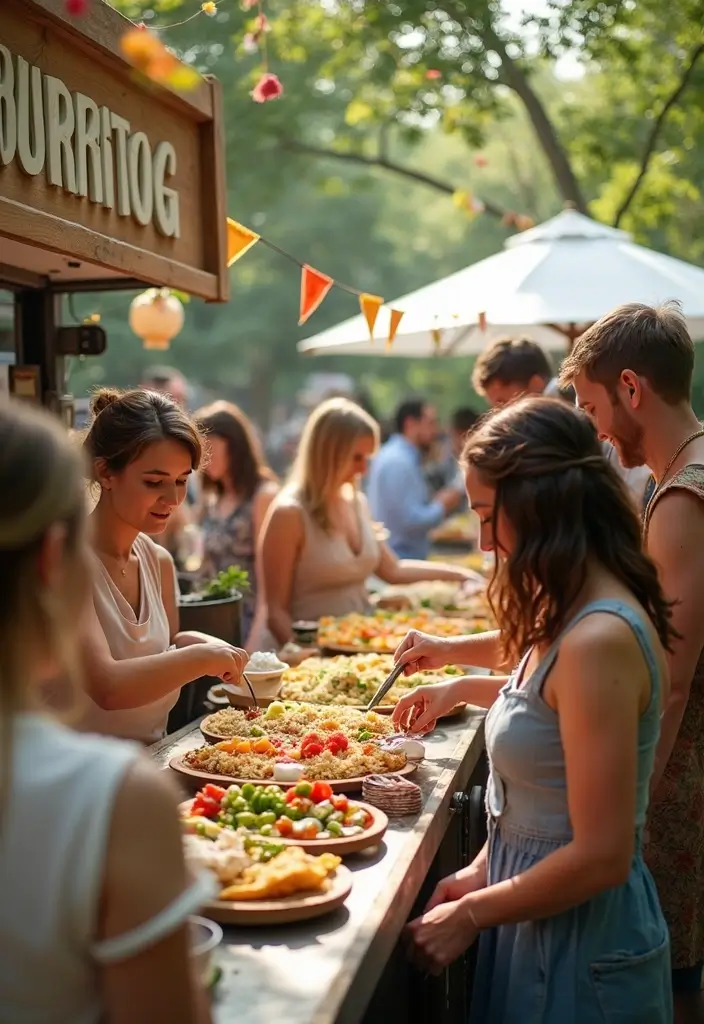 30 Popular Food Truck Wedding Ideas for a Trendy Feast - 30. Vegan Breakfast Burrito Truck