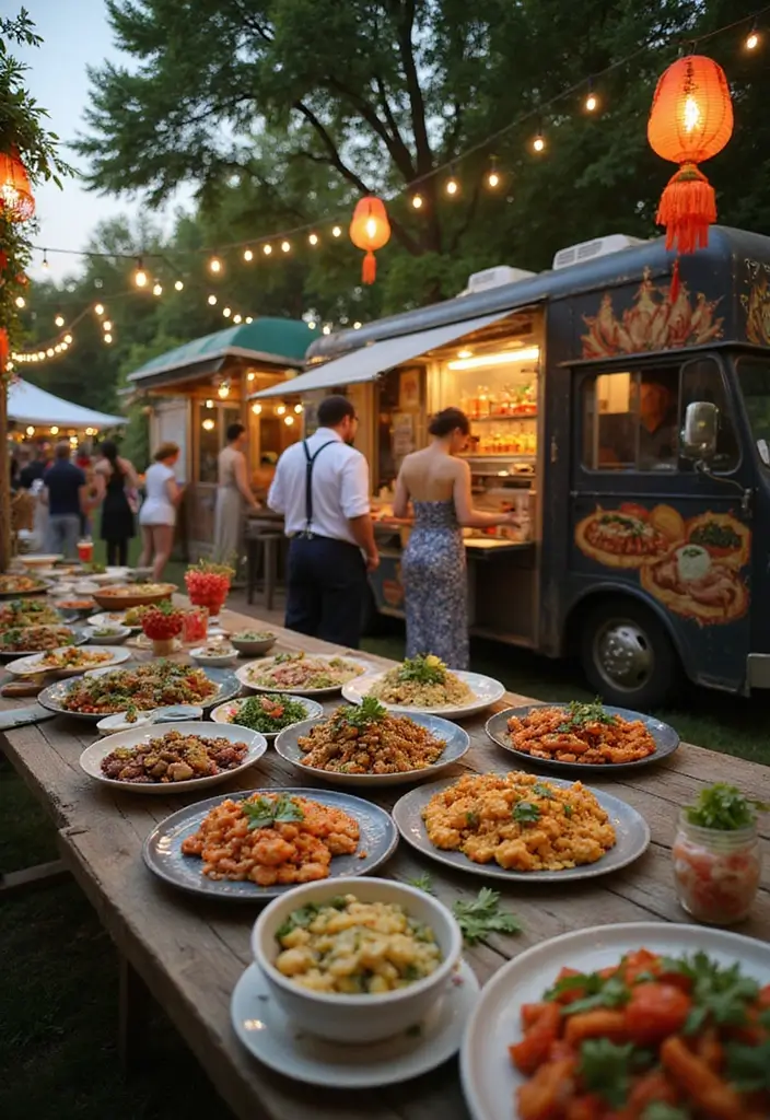 30 Popular Food Truck Wedding Ideas for a Trendy Feast - 8. Asian Fusion Food Truck