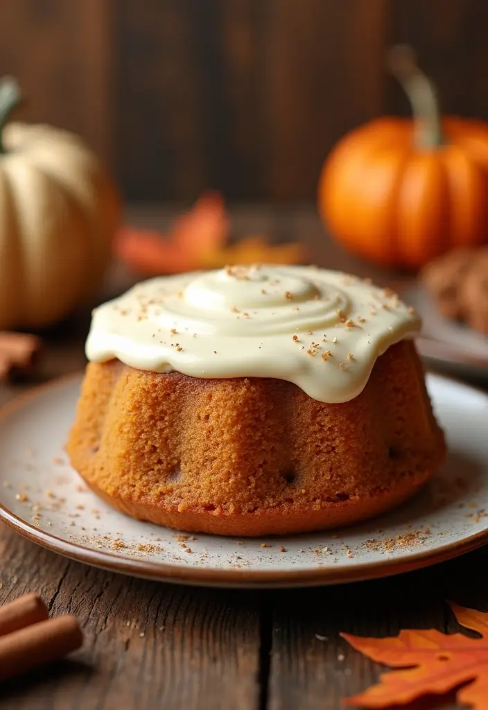 30 Stunning 25th Wedding Anniversary Cakes You’ll Love - 23. Delightful Pumpkin Spice Cake