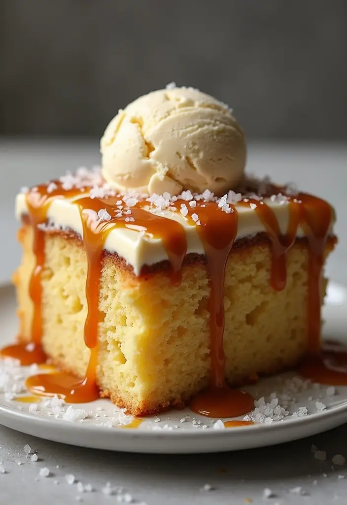 30 Stunning 25th Wedding Anniversary Cakes You’ll Love - 25. Caramel Drizzle Cake