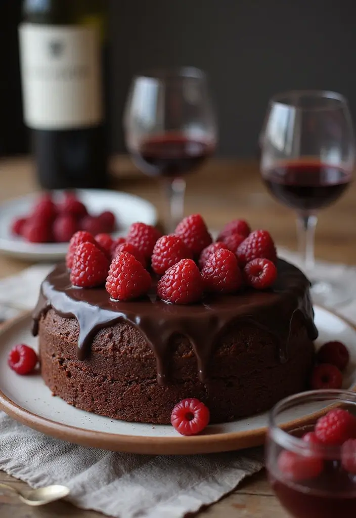 30 Stunning 25th Wedding Anniversary Cakes You’ll Love - 30. Sassy Red Wine Cake