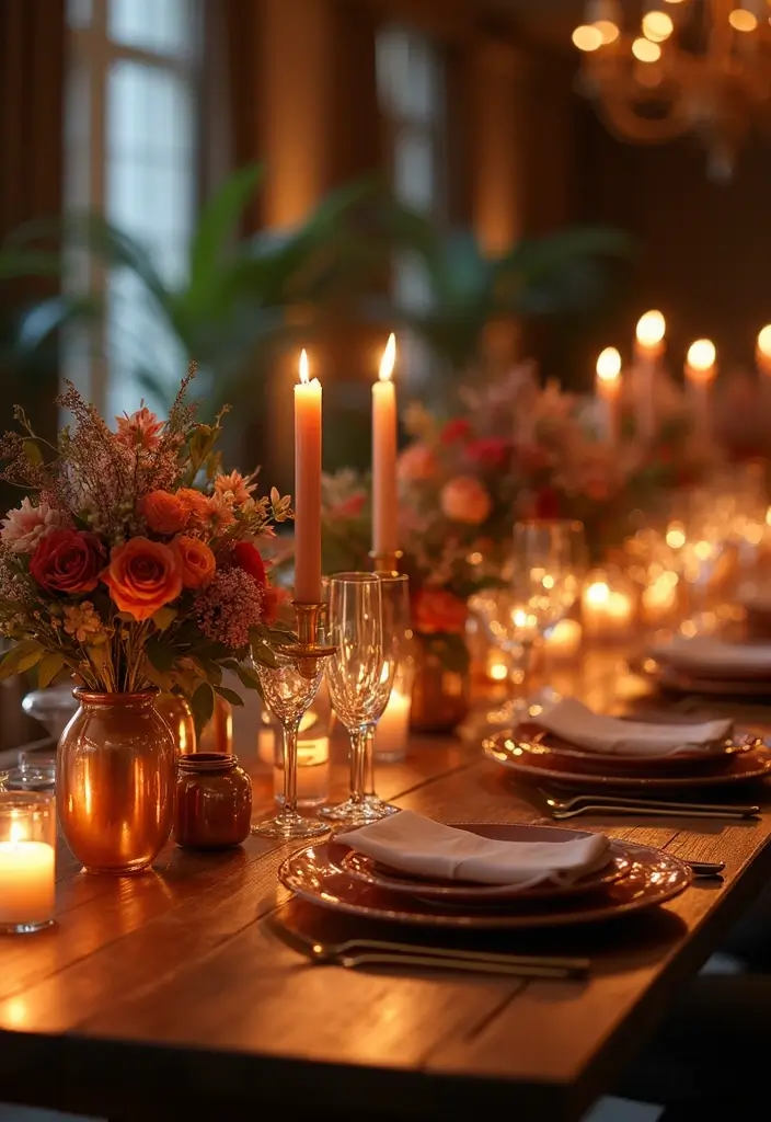 30 Warm Brown Wedding Colors to Add Rustic Elegance - 16. Copper Brown