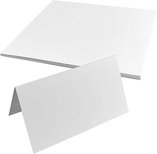 30 Pcs 2 x 3.5 Inch Food Labels for Party Buffet, White Place Cards, Ten...