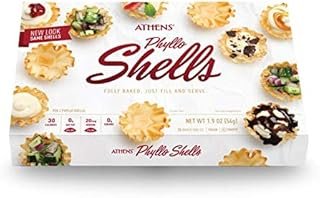 Athens Foods Mini Fillo Dough Shells 15 Per Box (3 Boxes)