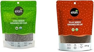 Elan Organic Chia & Flax Seed Superfood Duo, Non-GMO, Vegan, Gluten-Free...