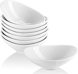 LIFVER Dipping Bowls, 3 oz White Dip Bowl Set of 8, Mini Charcuterie Boa...