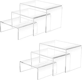 2 Sets Acrylic Display Risers(3