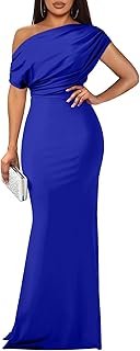 YMDUCH Women's Elegant Sleeveless Off Shoulder Bodycon Long Formal Party...