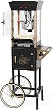 Nostalgia Popcorn Maker Machine - Professional Cart With 8 Oz Kettle Mak...