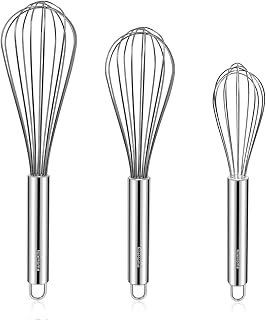 NileHome Stainless Steel Whisk Set 8