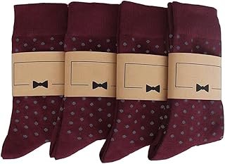 Socks For Men Groomsmen Gifts For Men Dot Christmas Dress Socks Wedding ...