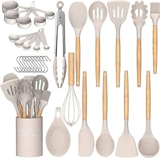 Umite Chef Kitchen Cooking Utensils Set, 33 pcs Non-Stick Silicone Cooki...