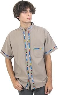 Traditional Mexican Toluca Shirt for Men, Guayabera Style Men's Shirts f...