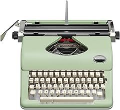 Maplefield Vintage Manual Typewriter - Seafoam Green, Standard 8 x 11 in...