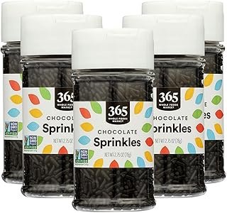 365 by Whole Foods Market, Chocolate Sprinkles, 2.75 Ounce (Pack of 5)