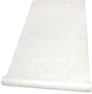 Wedding Accessories Fabric Aisle Runner, 100-Feet Long, Ivory Floral (29...
