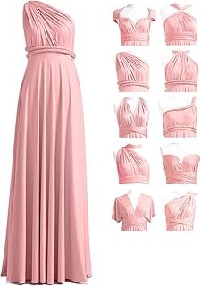 Infinity Dress with Bandeau, Convertible Bridesmaid Dress, Long, Plus Si...
