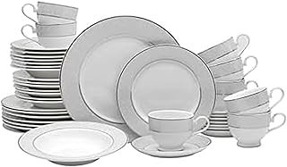 Mikasa Parchment 40-Piece Dinnerware Set, Service for 8, Durable Porcela...
