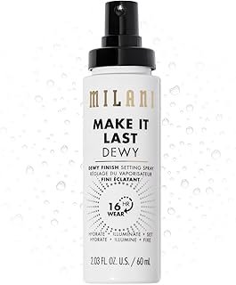 Milani Make It Dewy Setting Spray 3 in 1- Hydrate + Illuminate + Set (2....