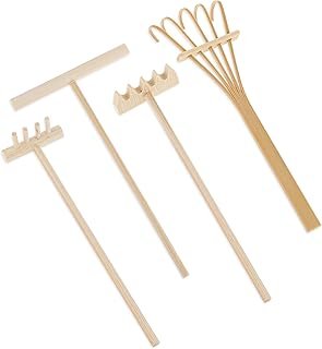 4 Pack Miniature Tabletop Rock Sand Zen Garden Accessories, Mini Zen Gar...