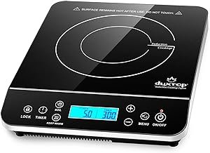 Duxtop Portable Induction Cooktop Burner, Induction Hot Plate with LCD S...