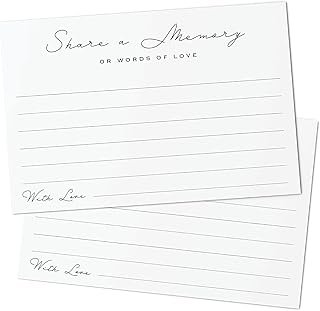 Share a Memory Cards – 50 Pack 6x4 Landscape – Minimalist Black & White ...